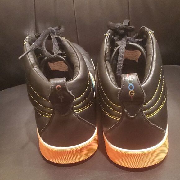 COOGI Black Leather Hi-Top Sneakers - Size 9‎ - Picture 4 of 12